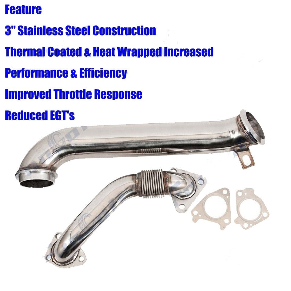 LLY Duramax Up-Pipe Kit 2004 - New Direct-Fit Diesel Replacement