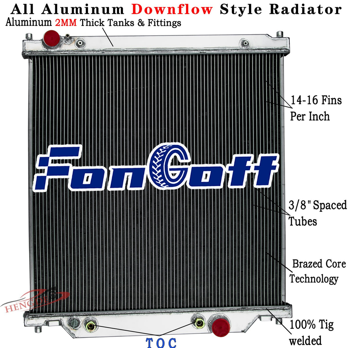6.0L Power Stroke Radiator 2003-2007 - New Direct-Fit Diesel Replacement