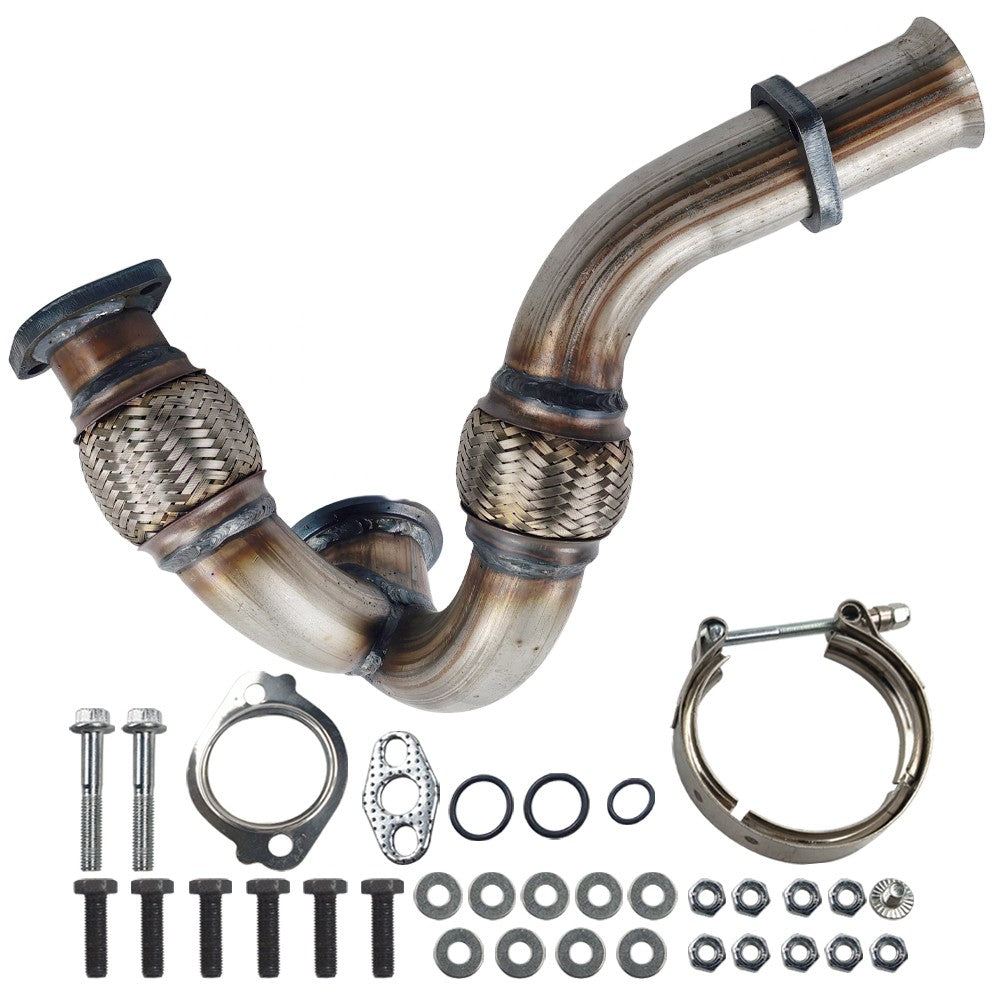 6.0L Power Stroke Up-Pipe Kit 2003-2007 - New Direct-Fit Diesel Replacement