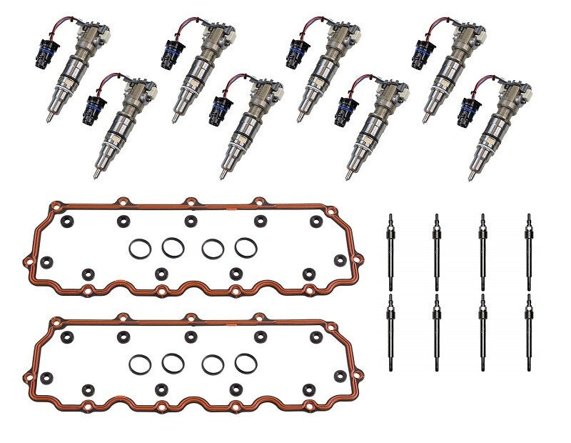 6.0L Power Stroke Injector Set - Remanufactured Direct-Fit Diesel Replacement