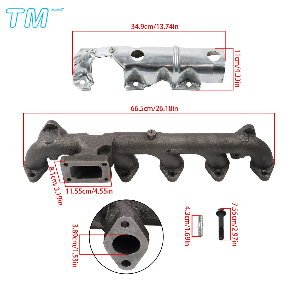 6.7L Cummins Exhaust Manifold 2007 - New Direct-Fit Diesel Replacement