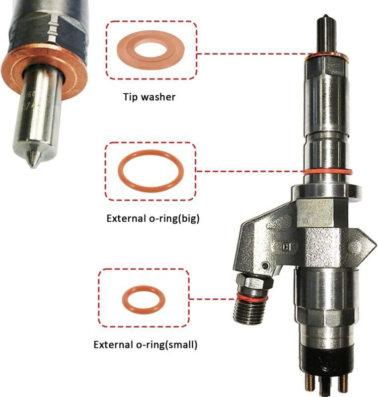 LB7 Duramax Injector Set 2001-04 - Remanufactured Direct-Fit Diesel Replacement