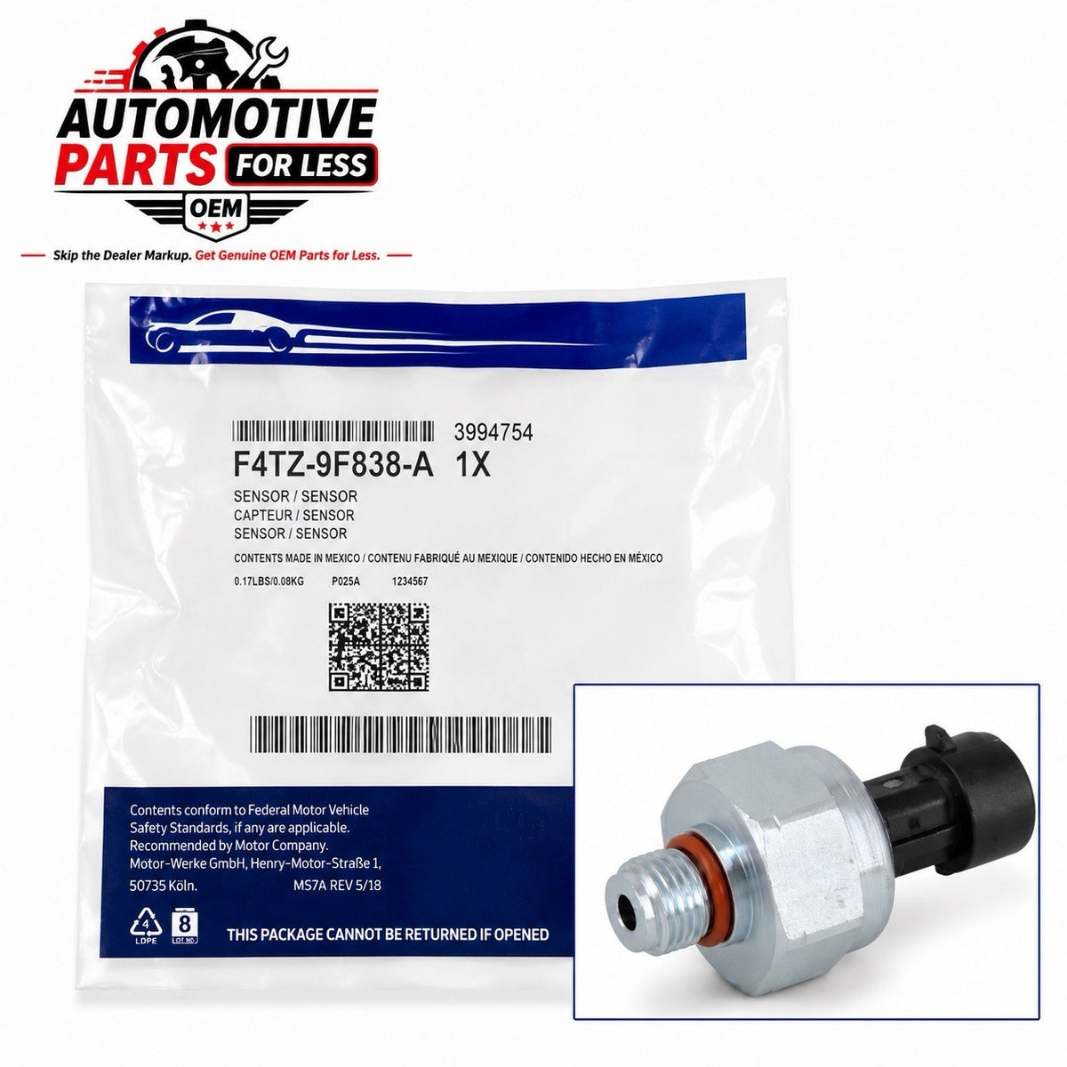 7.3L Power Stroke Diesel Sensor - New Direct-Fit Diesel Replacement