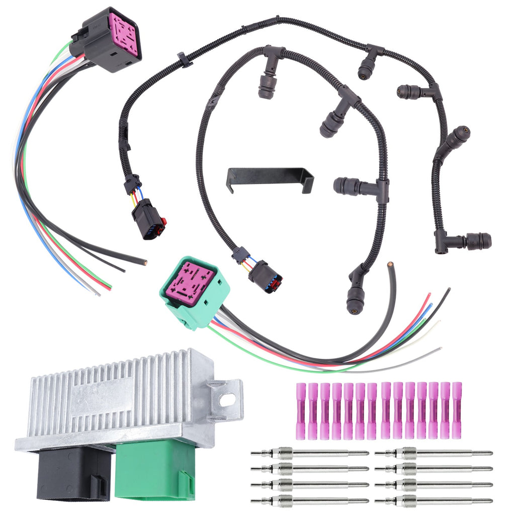 6.0L Power Stroke Glow Plug - New Direct-Fit Diesel Replacement