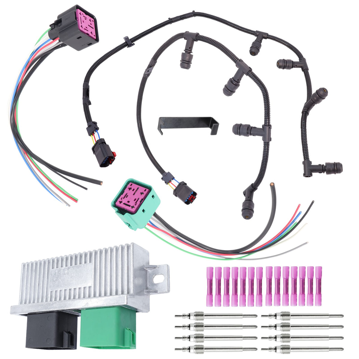 6.0L Power Stroke Glow Plug - New Direct-Fit Diesel Replacement