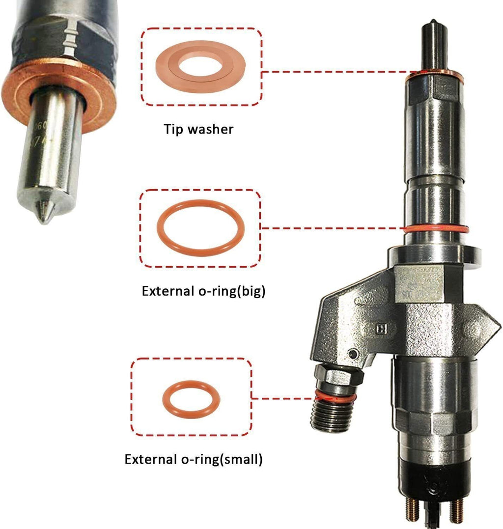 LB7 Duramax Injector Set 2001-2004 - Remanufactured Direct-Fit Diesel Replacement