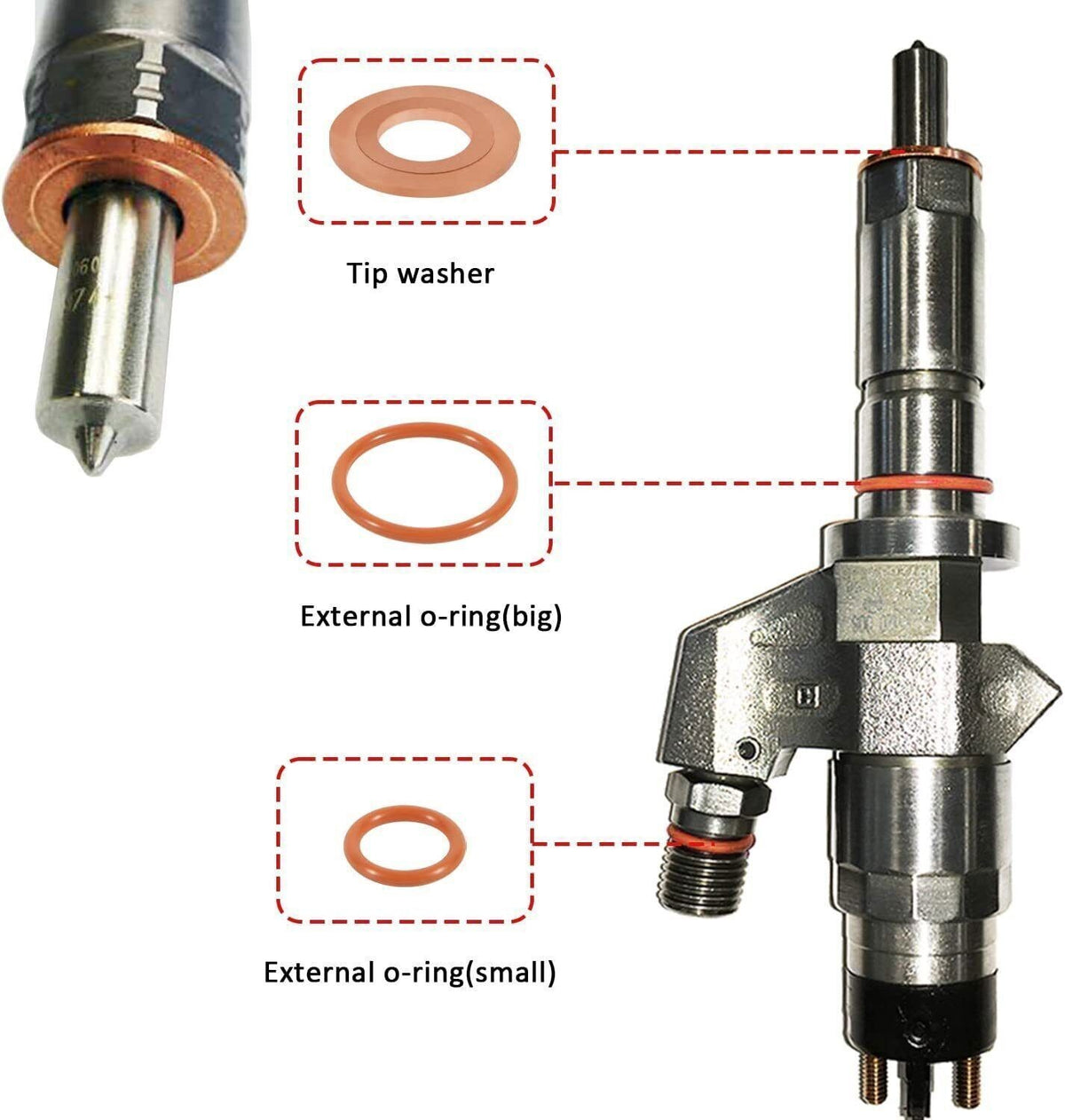 LB7 Duramax Injector Set 2001-2004 - Remanufactured Direct-Fit Diesel Replacement