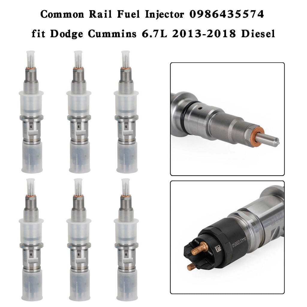 6.7L Cummins Injector Set - Remanufactured Direct-Fit Diesel Replacement
