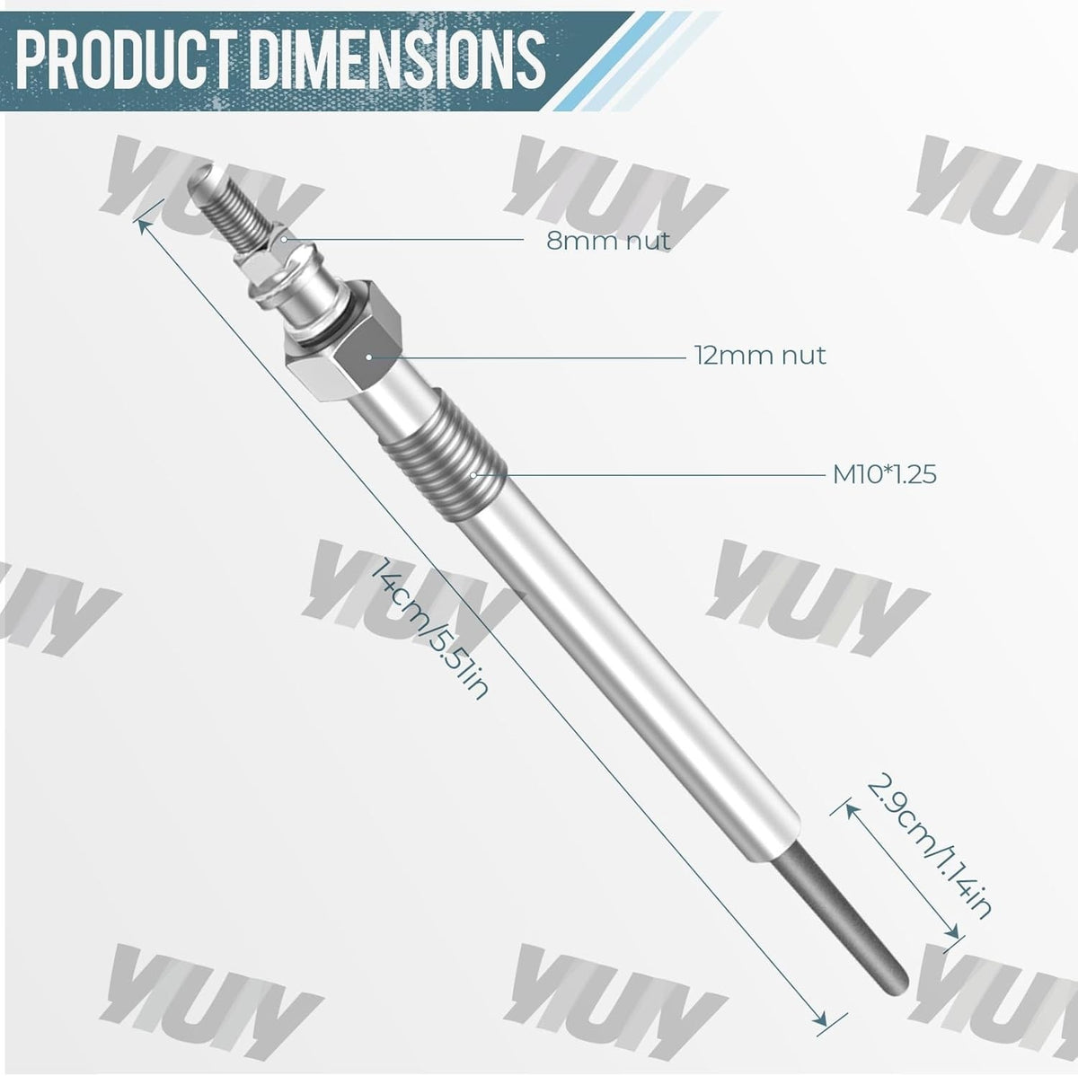 LB7 Duramax Glow Plug 2001-2004 - New Direct-Fit Diesel Replacement