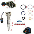 6.0L Power Stroke Injector Seal Kit - New Direct-Fit Diesel Replacement
