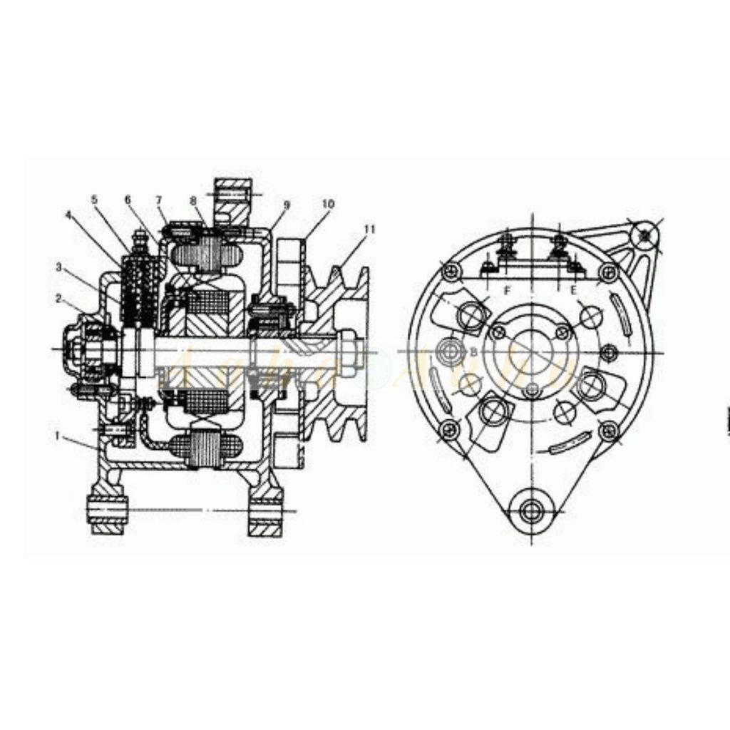 6.7L Cummins Alternator - Remanufactured Direct-Fit Diesel Replacement