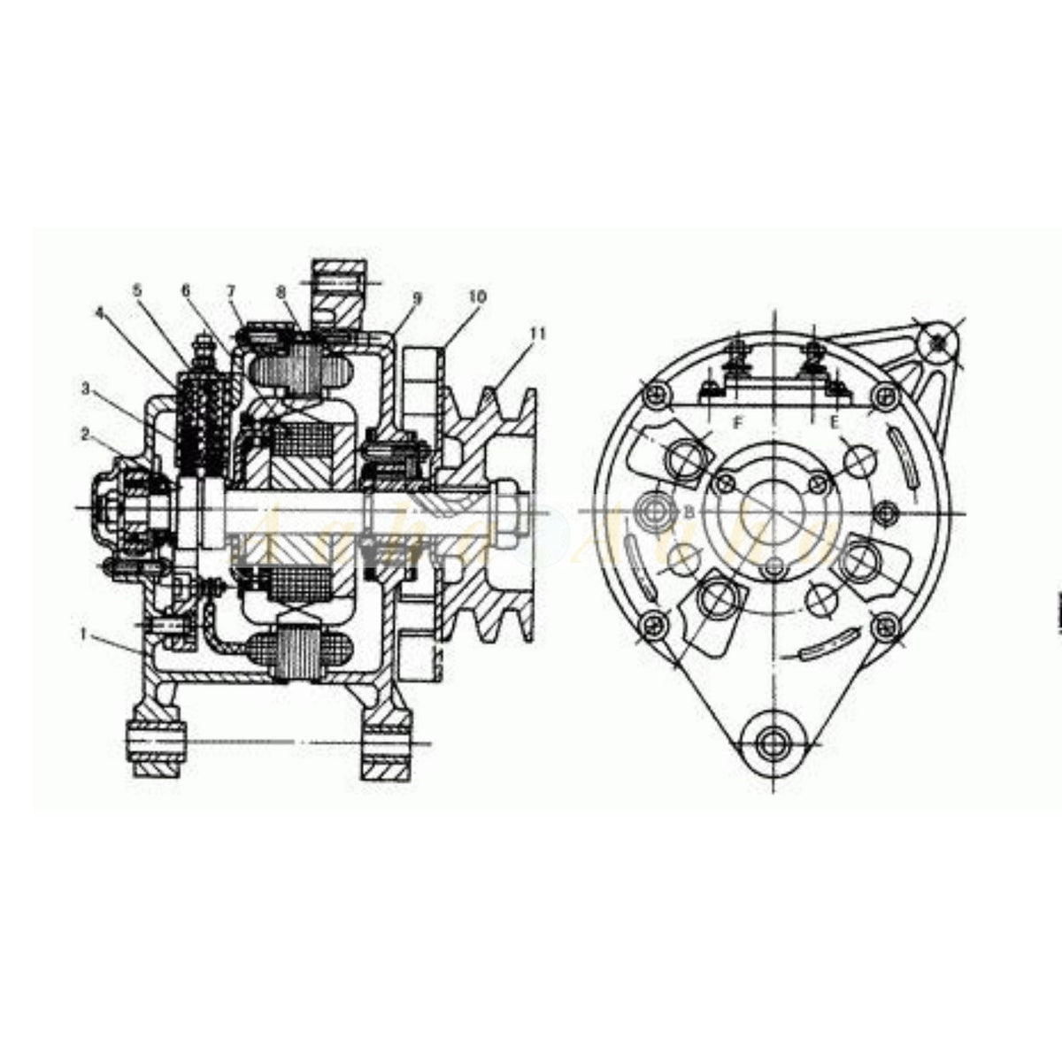 6.7L Cummins Alternator - Remanufactured Direct-Fit Diesel Replacement