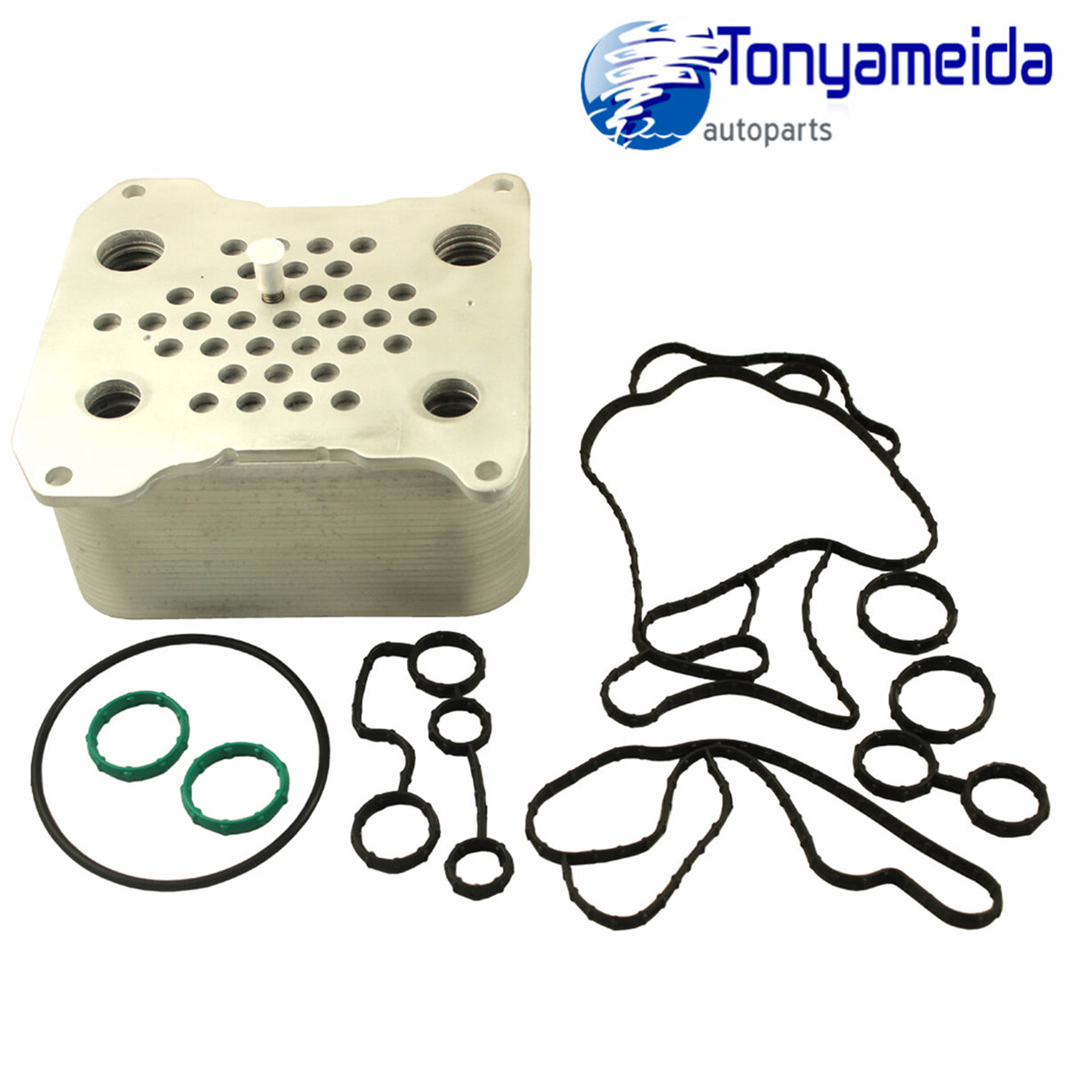 6.4L Power Stroke Oil Cooler - New Direct-Fit Diesel Replacement