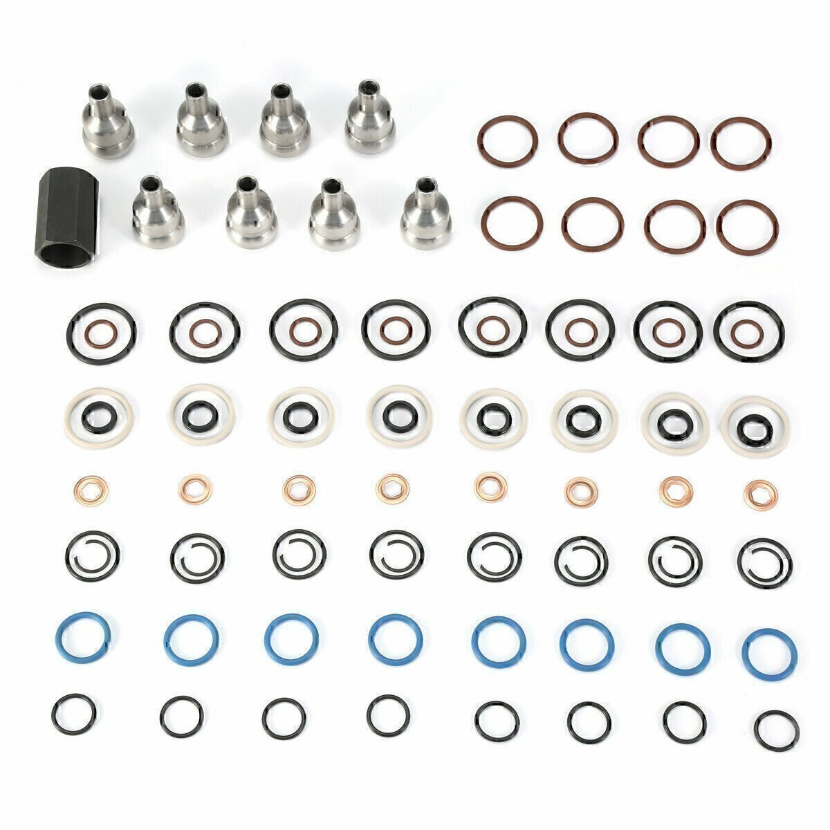 6.0L Power Stroke Injector Seal Kit - New Direct-Fit Diesel Replacement