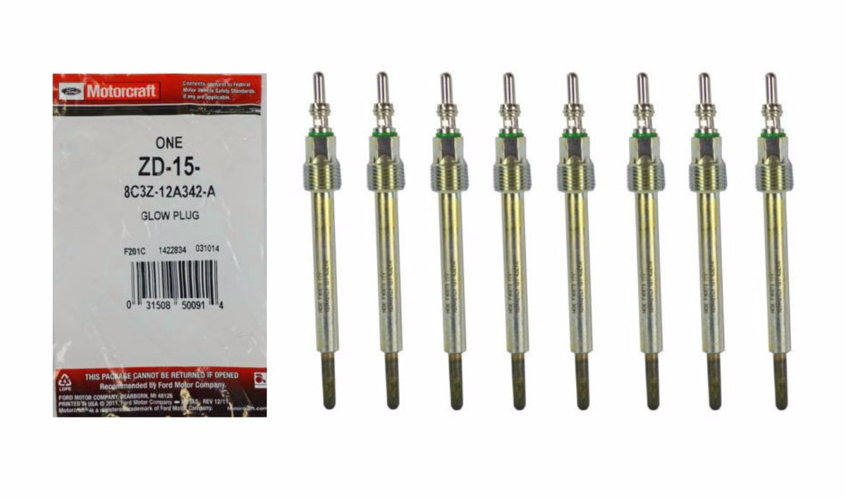 6.4L Power Stroke Glow Plug - New Direct-Fit Diesel Replacement