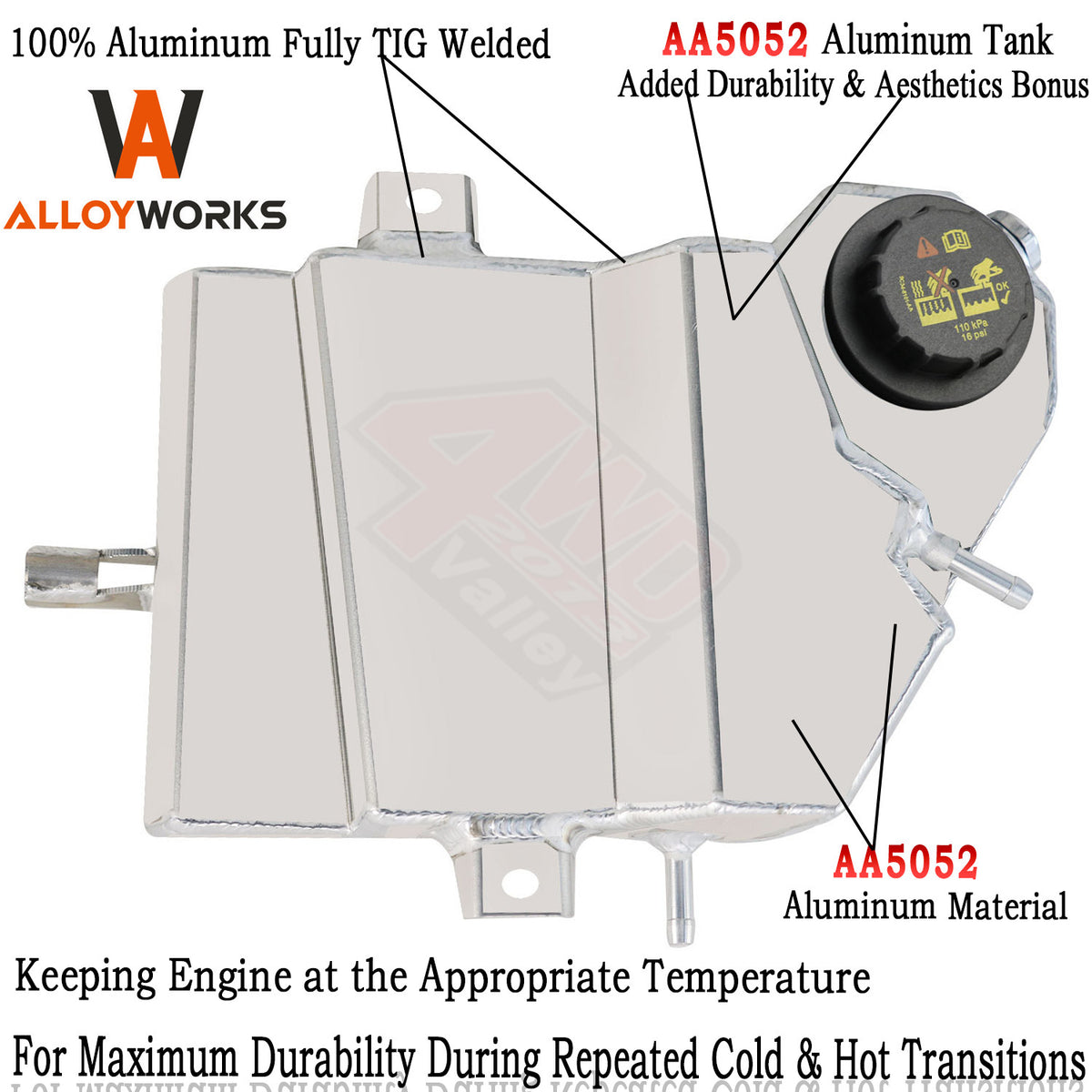 6.0L Power Stroke Coolant Reservoir - New Direct-Fit Diesel Replacement