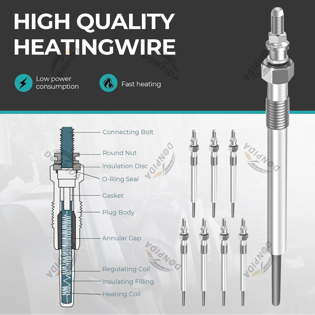 LB7 Duramax Glow Plug - New Direct-Fit Diesel Replacement
