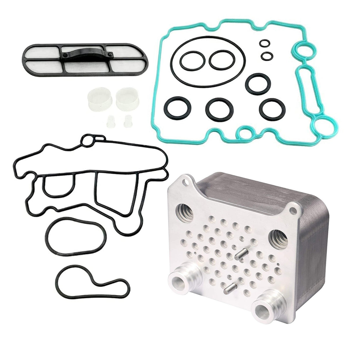 6.0L Power Stroke Oil Cooler - New Direct-Fit Diesel Replacement