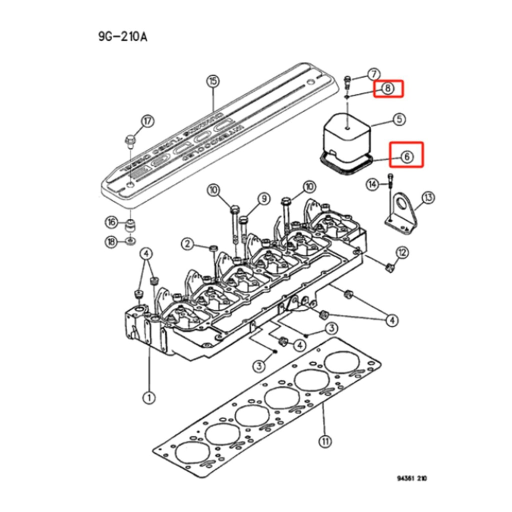 5.9L Cummins Valve Cover Gasket 1989-19 - New Direct-Fit Diesel Replacement