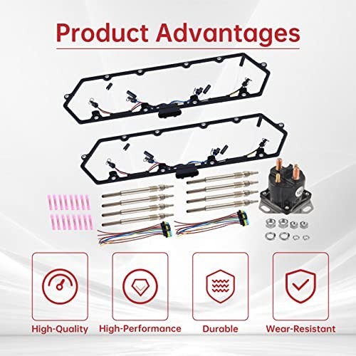 7.3L Power Stroke Glow Plug - New Direct-Fit Diesel Replacement