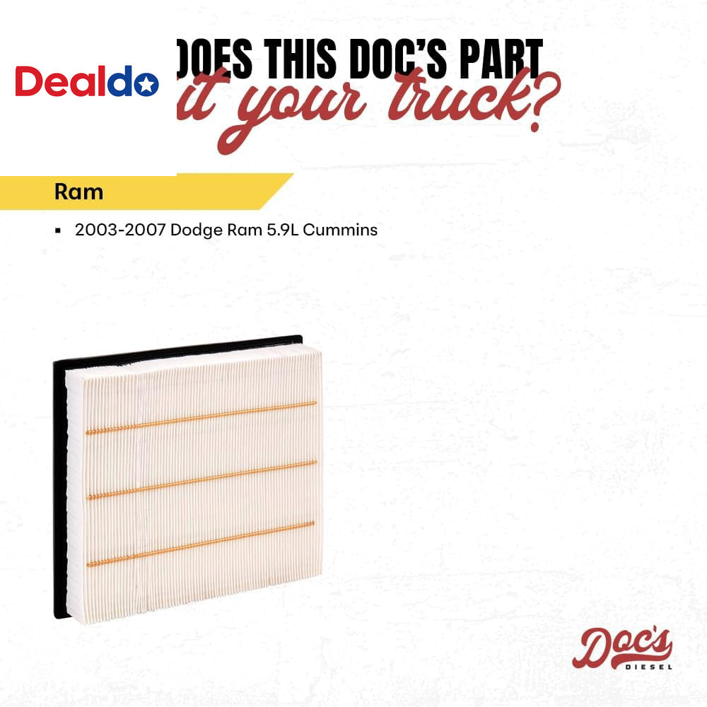 5.9L Cummins Air Filter - New Direct-Fit Diesel Replacement
