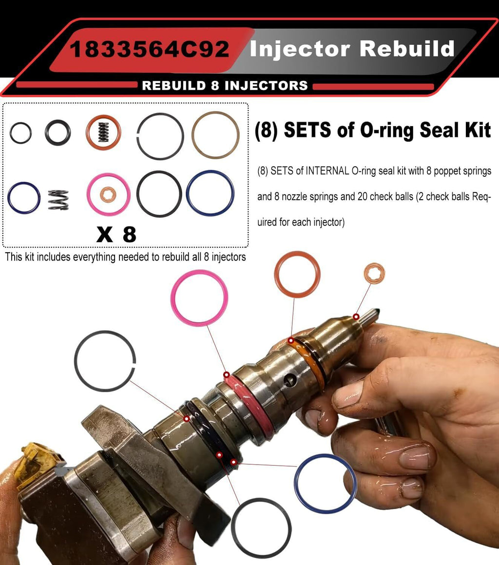 7.3L Power Stroke Injector Set - Remanufactured Direct-Fit Diesel Replacement