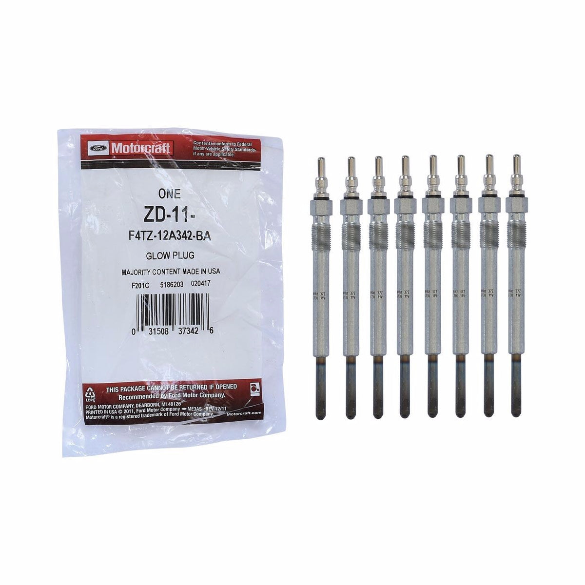 7.3L Power Stroke Glow Plug - New Direct-Fit Diesel Replacement