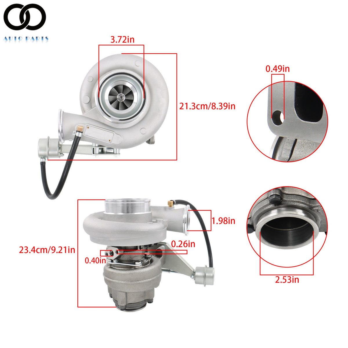 5.9L Cummins Turbocharger 1994-1998 - Remanufactured Direct-Fit Diesel Replacement