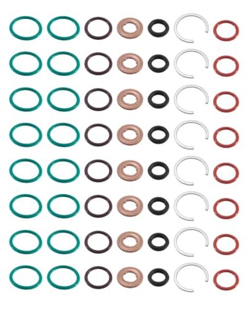 6.0L Power Stroke Injector Seal Kit - New Direct-Fit Diesel Replacement