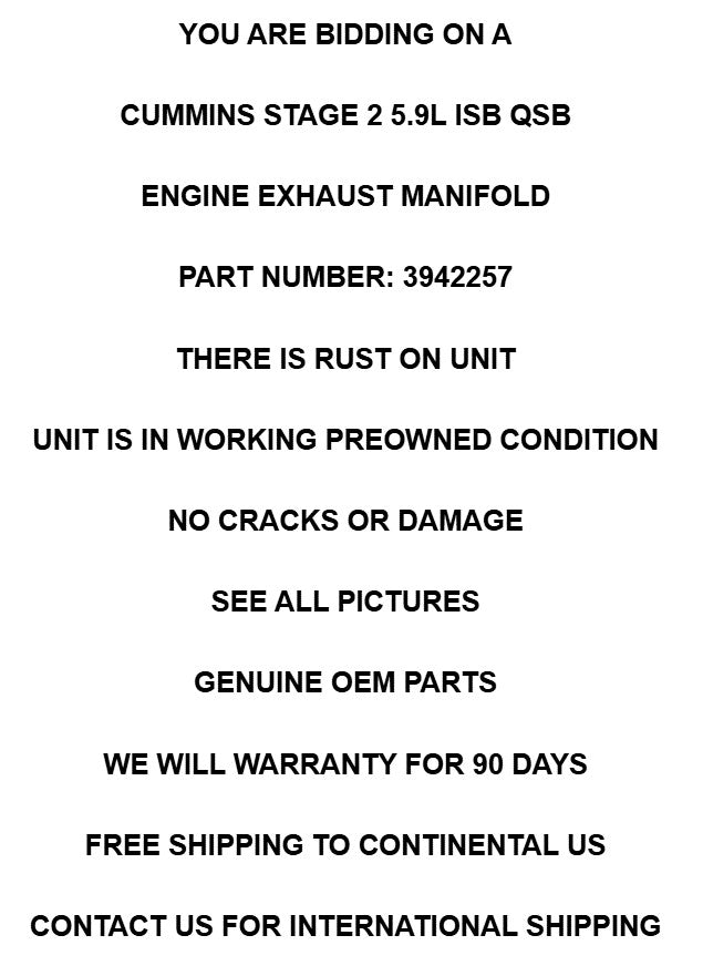 5.9L Cummins Exhaust Manifold - New Direct-Fit Diesel Replacement